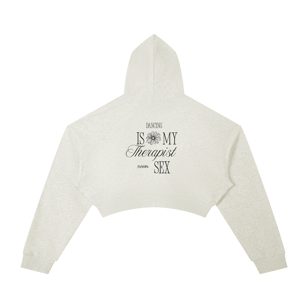 THERAPIST - Essential Cropped Hoodie
