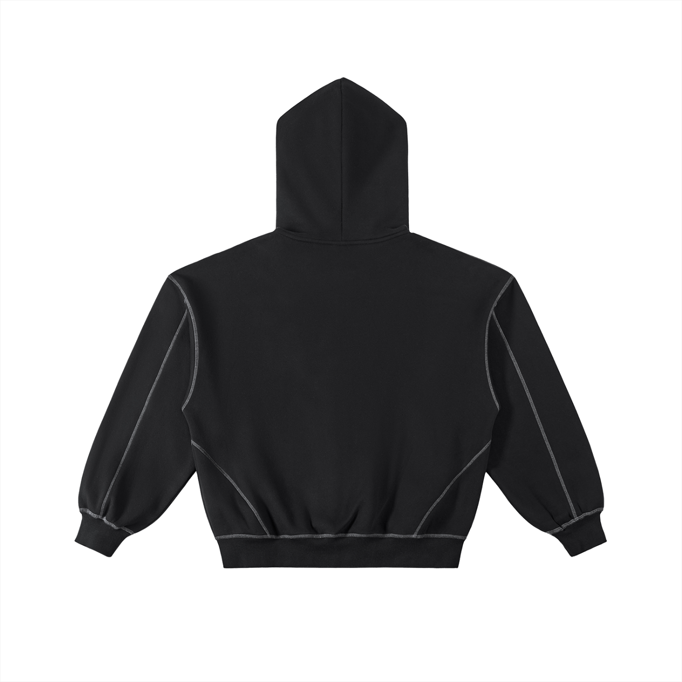 LONDON Boxy Fleece Zip Hoodie