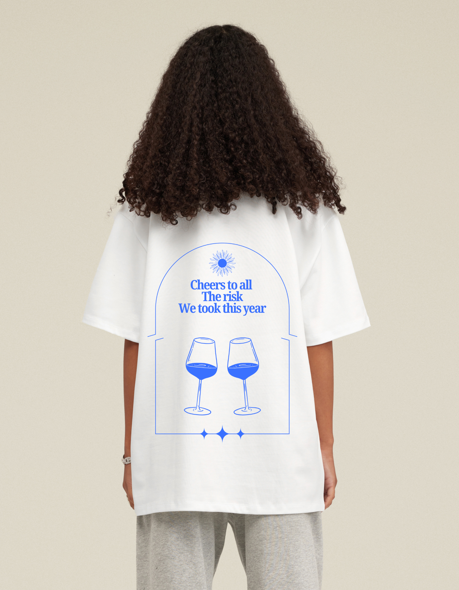 CHEERS BLUE T-SHIRT